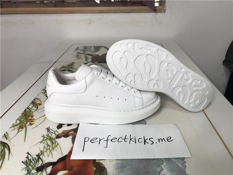 PK GOD ALXNDER MC MCQUEEN Paris white leather heel best version ready to ship